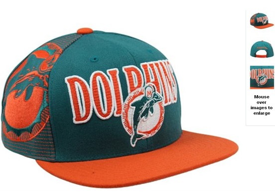 Miami Dolphins NFL Snapback Hat 60D4